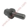 GOUJON DE ROUES CHROMÉ MÉTALLIQUE POUR JANTES ALUMINIUM PEUGEOT 309 205 GTI CTI 1.9 GTI 16