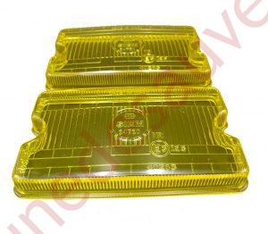 KIT 2 VITRES SIEM 14710 TRANSPARENTES JAUNE POUR LONGUE PORTÉE PEUGEOT 205 GTI CTI TD