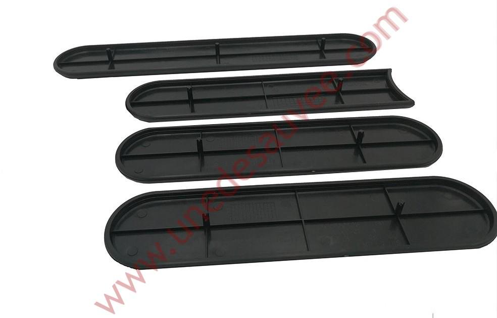 LOGO D'AILE ARRIÈRE ENJOLIVEUR DE CUSTODE CREUSE 1.6 PEUGEOT 205 GTI Noir Kit De 5 - Foto 4