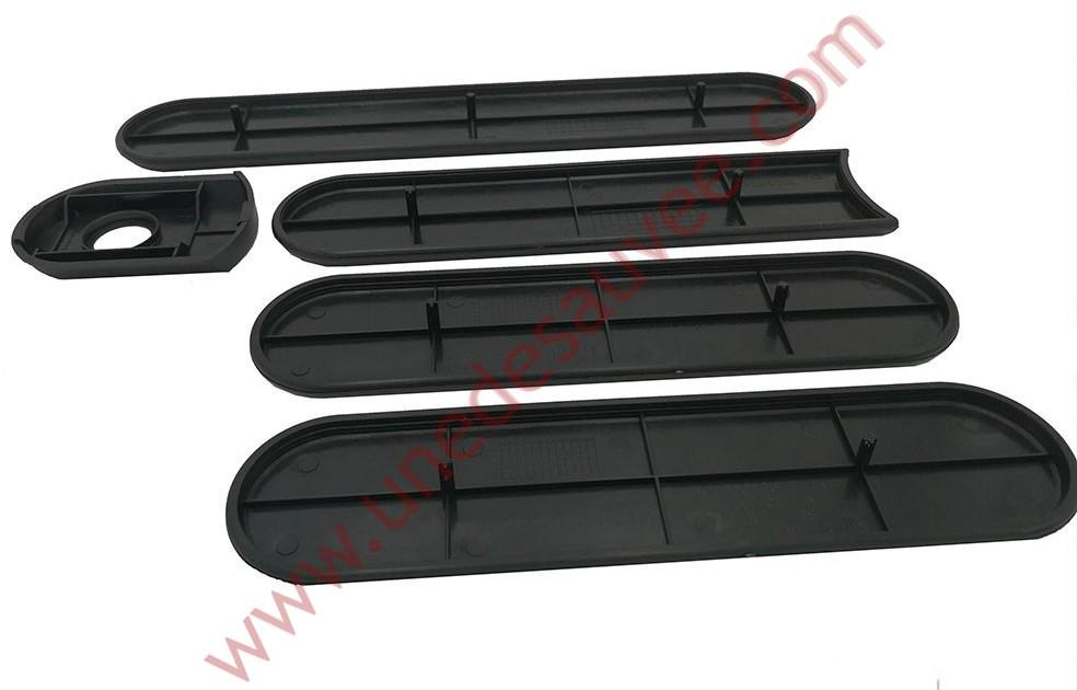 4 Enjoliveurs Adaptables Peugeot | Diamètre 14 Pouces | Logo Chromé | Pour 206/106/306/406/806/Bipper