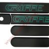 KIT DE 5 LOGOS D'AILES ARRIÈRES ENJOLIVEURS DE CUSTODE 1.9 GRIFFE POUR PEUGEOT 205 GTI NOIR