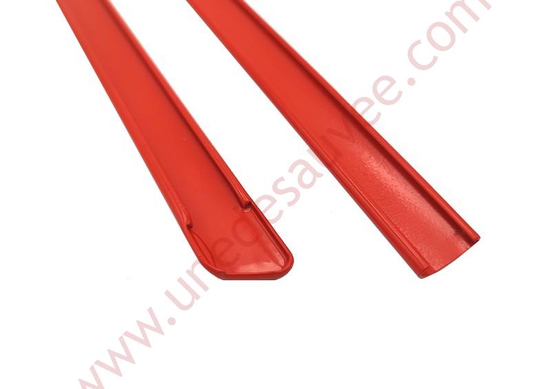 LISERÉS ROUGES BAGUETTES ALUMINIUM TOUR DE CAISSE PEUGEOT 205 GTI CTI KIT  DE 8 - Une de Sauvée