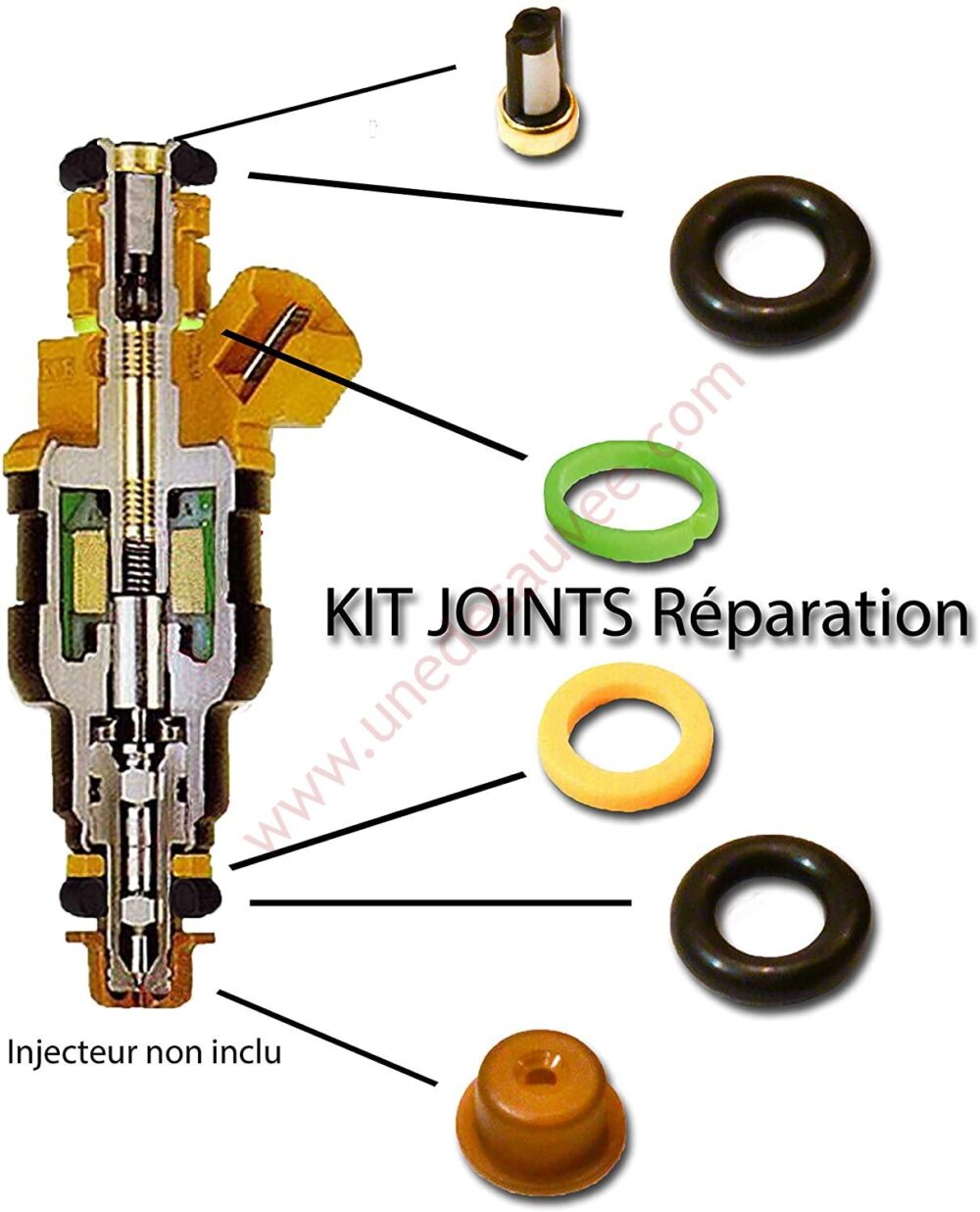 KIT RÉFECTION INJECTEURS JOINTS FILTRES PEUGEOT 309 205 GTI CTI