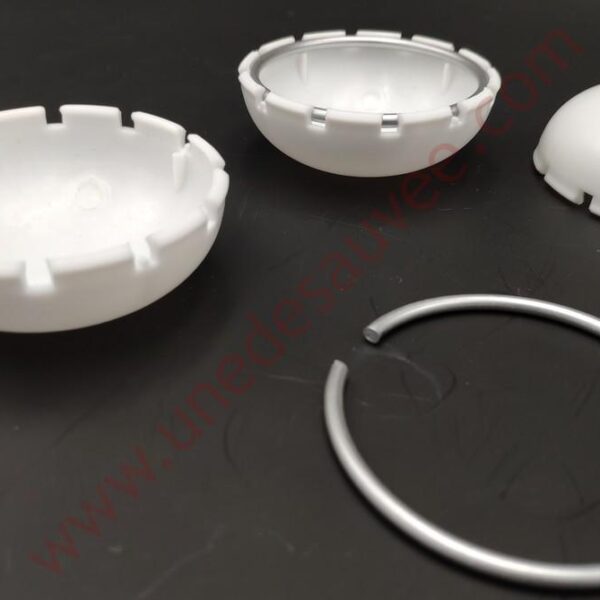 Jeu De 4 Emblèmes Centraux Alpine/Alpina Pour Jantes - Noir - Réf. OE 6020016250