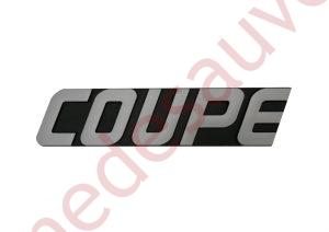 LOGO ” COUPE ” GRIS RENAULT SUPER 5 GT TURBO