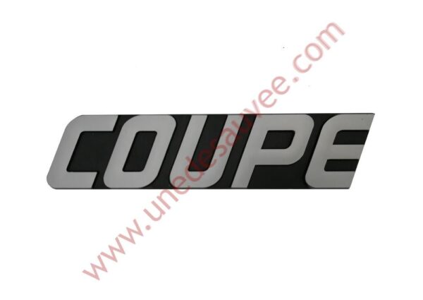 LOGO ” COUPE ” GRIS RENAULT SUPER 5 GT TURBO