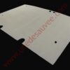 TAPIS REVÊTEMENT DE COFFRE SIMILI NOIR ENDUCTION POUR COFFRE PEUGEOT 205 GTI CTI RALLYE