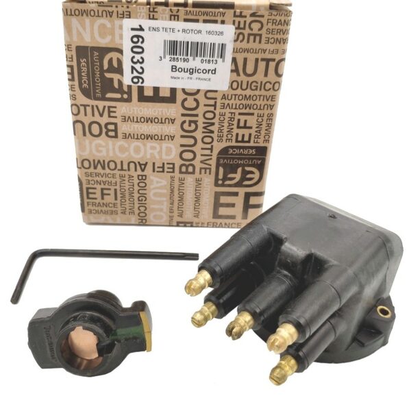 KIT TÊTE DE DELCO + ROTOR ALLUMAGE BOUGICORD EFI PEUGEOT 205 309 GTI 1.9 160326 + CLEF