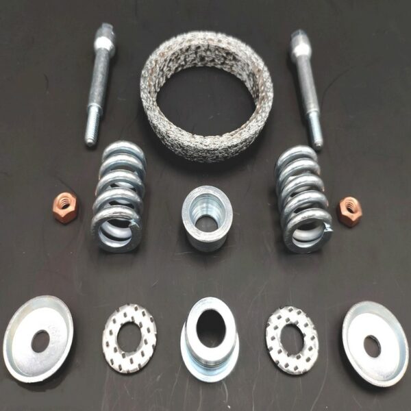 KIT COMPLET DE VISSERIE + BAGUE POUR FIXATION ENTRE COLLECTEUR ET L'ÉCHAPPEMENT POUR PEUGEOT 309 GTI 16S