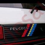 AUTOCOLLANTS STICKERS BANDES PTS LOGOS PEUGEOT 205 RALLYE 1.3 KIT ...