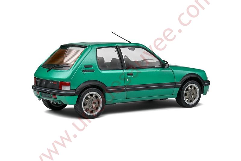 PEUGEOT 205 GTI 1.9 GRIFFE 1992 1/18 VOITURE MINIATURE SOLIDO