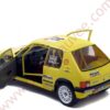 PEUGEOT 205 RALLYE PTS 1990 1.3 118 VOITURE MINIATURE SOLIDO TOUR DE CORSE JAUNE SHELL
