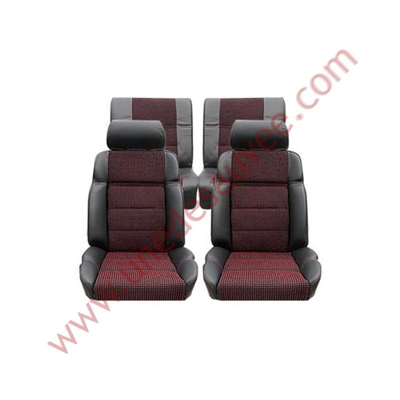 GARNITURES DE SIÈGES TOUS TISSU QUARTET ROUGE PEUGEOT 205 CTI