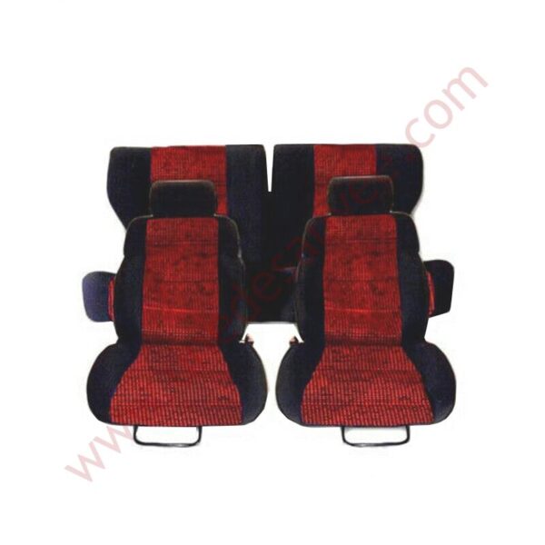 GARNITURES DE SIÈGES TOUS TISSU QUARTET ROUGE PEUGEOT 309 GTI 1.9 HABILLAGE - COIFFE - SELLERIE COMPLETE