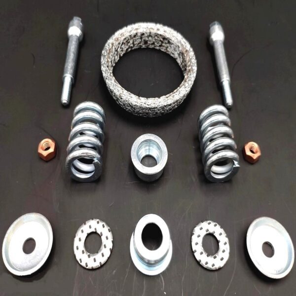 KIT COMPLET DE VISSERIE + BAGUE POUR FIXATION ENTRE COLLECTEUR ET L' ÉCHAPPEMENT POUR PEUGEOT 205 309 GTI CTI