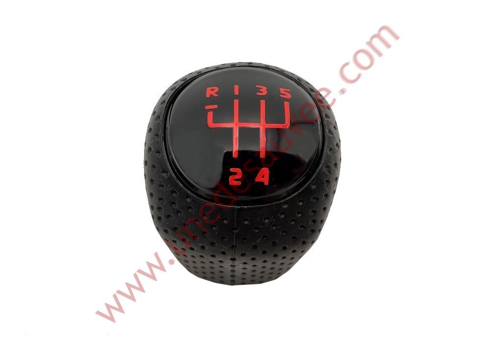 Pommeau De Levier De Vitesse Be1 Noir Et Rouge Renault 19 S16 Kit De 2 Une De Sauvee