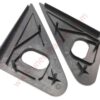 KIT DE 2 CACHES INTERIEUR DE RETROVISEUR EXTERIEUR PEUGEOT 205 GTI CTI RALLYE ROLAND GARROS TURBO D