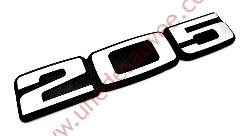 Porte-clés PVC Souple PEUGEOT 205 LOGO monogramme