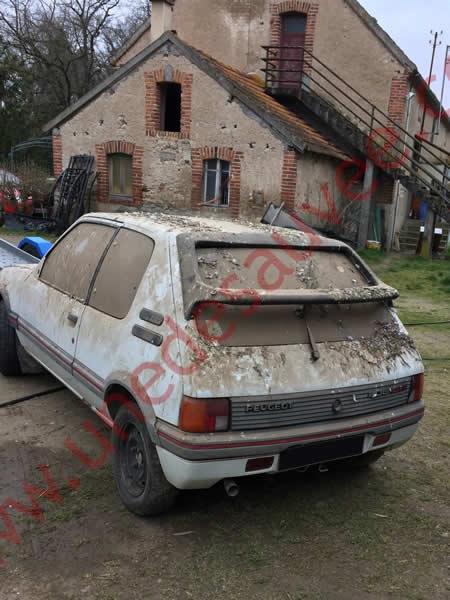 Restauration Peugeot 205 GTI 1.6 105cv de 1984