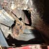 TÔLE DE RÉPARATION DU BAS D'AILE ARRIÈRE GAUCHE POUR FIXATION DU PARE-CHOC DE PEUGEOT 205 GTI CTI RALLYE