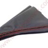 SOUFFLET LEVIER DE VITESSE CUIR NOIR COUTURES ROUGE PEUGEOT 309 GTI - GTI 16