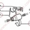 SUPPORT DU LIMITEUR DE FREINAGE POUR PEUGEOT 205 GTI CTI RALLYE