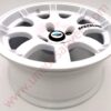 JANTES PTS DE COULEUR BLANCHE SPEEDLINE 6.75 SL434 + CENTRE DE ROUE PTS POUR PEUGEOT 106 306 309 205 GTI CTI GTI 16 RALLYE