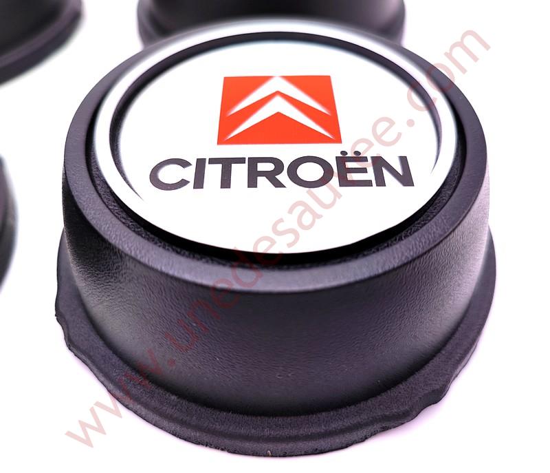 CENTRE DE ROUE CITROËN CABOCHON DE JANTES TÔLE CITROËN AX GTI KIT DE 4 -  Une de Sauvée