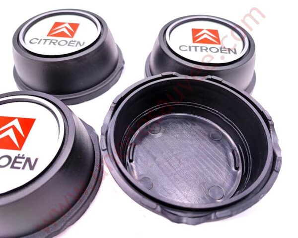 KIT DE 4 CENTRES DE ROUE CITROËN CABOCHON DE JANTES TÔLE POUR PEUGEOT AX GTI 