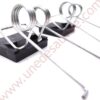 KIT DE 4 CALES + RESSORT POUR MAINTIEN DU RADIATEUR DE REFROIDISSEMENT MOTEUR POUR PEUGEOT 205 GTI CTI DIESEL TD