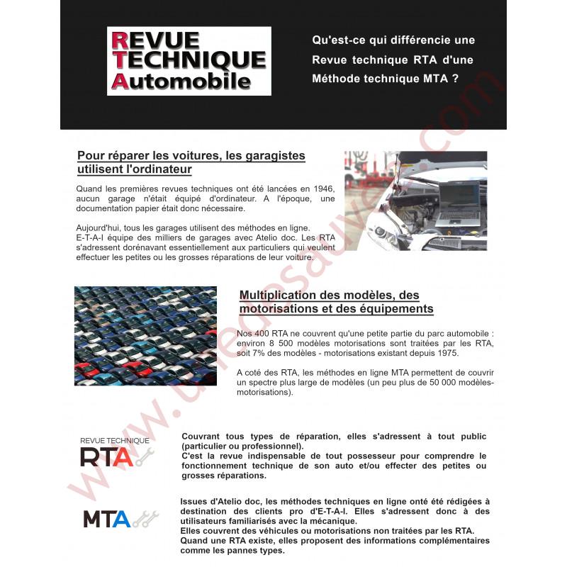 REVUE TECHNIQUE AUTOMOBILE RTA RENAULT 21 - Une de Sauvée