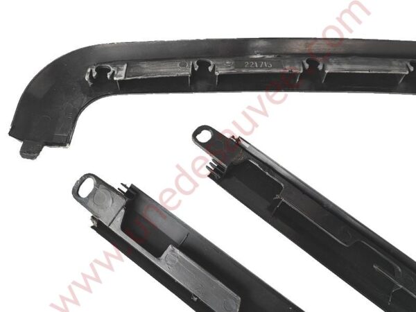 KIT DE 3 BAGUETTES DE TOIT OUVRANT POUR PEUGEOT 309 205 GTI RALLYE GTI 16 ROLAND GARROS ET AUTRES MODÈLES 205