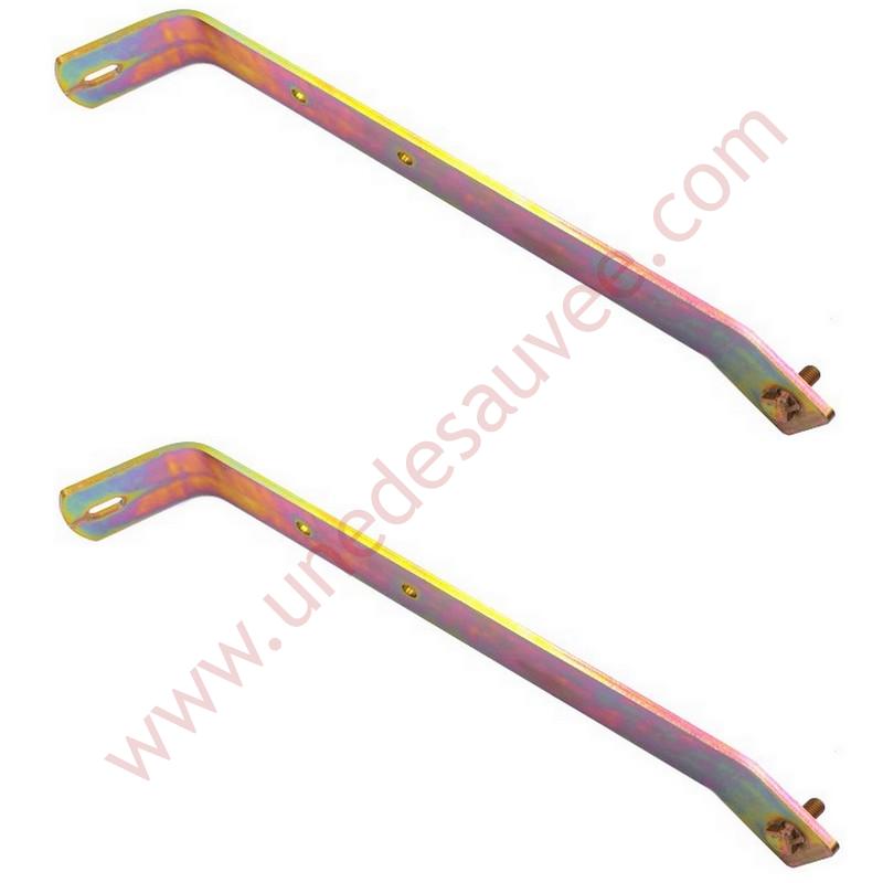 Supports Pare-chocs Avant Citroën C1 / Peugeot 107 - Lot De 2, OEM 741688 & 741687 - Compatible 2005-2014 - 2