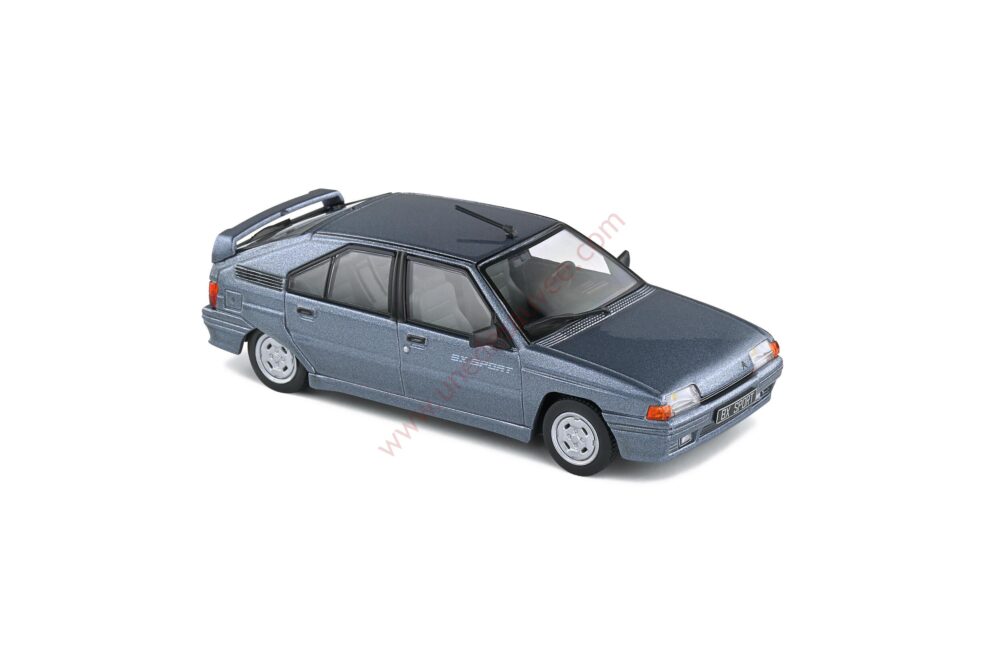 CITROEN BX 1.9 SPORT GRIS PERLE METALLISE 1985 1/43 VOITURE MINIATURE SOLIDO