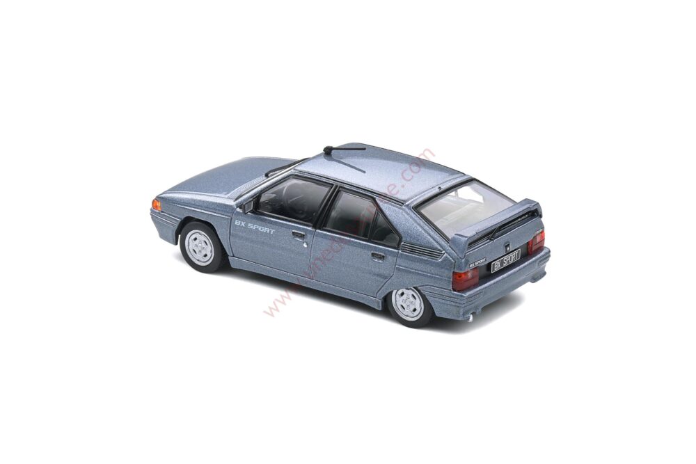 CITROEN BX 1.9 SPORT GRIS PERLE METALLISE 1985 1/43 VOITURE MINIATURE SOLIDO – Image 8