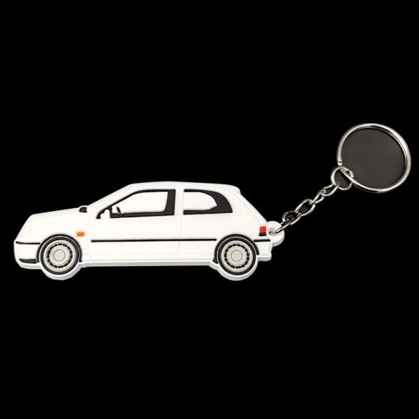 PORTE-CLEFS RENAULT CLIO 16S - 16V EN BLANC - RENAULT SPORT