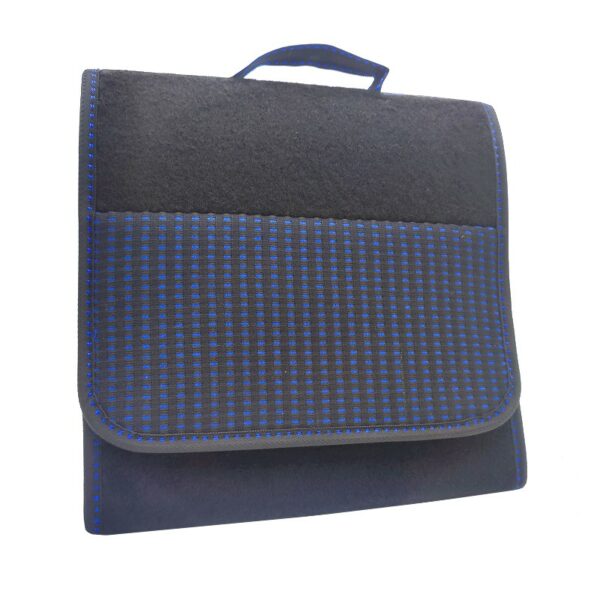 SAC VOYAGE DE COFFRE EN TISSU QUARTET BLEU AVEC SCRATCH TISSE RENFORCE POUR PEUGEOT 309 GTI 16S