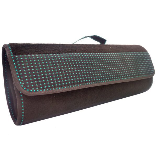 SAC VOYAGE DE COFFRE LONG EN TISSU QUARTET VERT AVEC SCRATCH TISSE RENFORCE POUR PEUGEOT 205 GTI CTI SORENTO