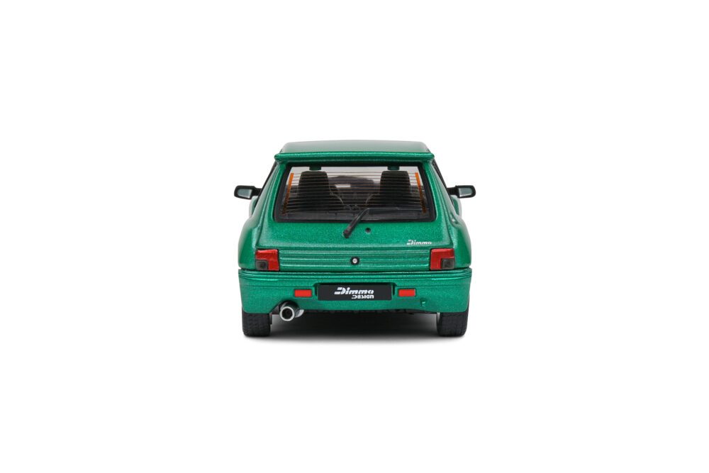 PEUGEOT 205 GTI DIMMA VERT FLUORITE 1992 1/43 VOITURE MINIATURE SOLIDO