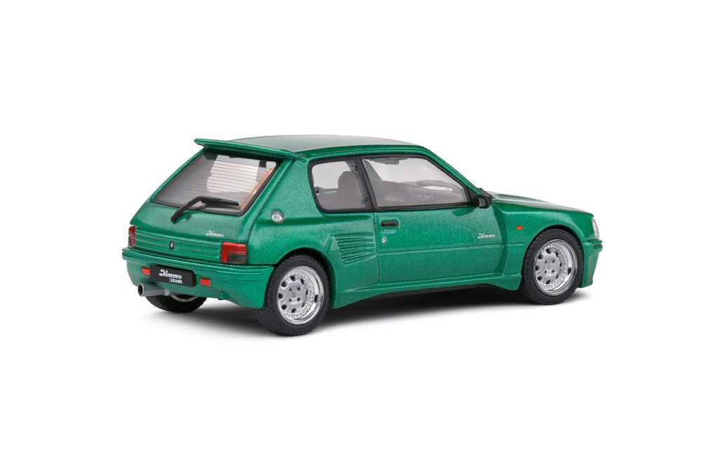 PEUGEOT 205 GTI DIMMA VERT FLUORITE 1992 1/43 VOITURE MINIATURE SOLIDO – Image 4