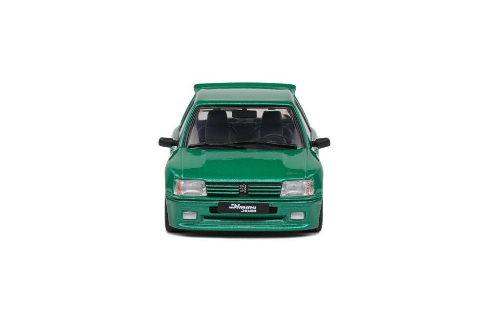 PEUGEOT 205 GTI DIMMA VERT FLUORITE 1992 1/43 VOITURE MINIATURE SOLIDO – Image 6