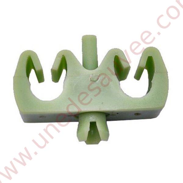 AGRAFE DOUBLE POUR FIXATION DES TUYAUX - CANALISATIONS D'ESSENCE POUR PEUGEOT 309 205 GTI CTI RALLYE