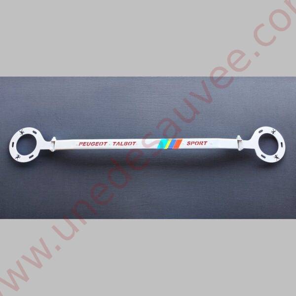 BARRE ANTI RAPPROCHEMENT MOTEUR GRISE " PEUGEOT TALBOT SPORT " POUR PEUGEOT 205 GTI CTI