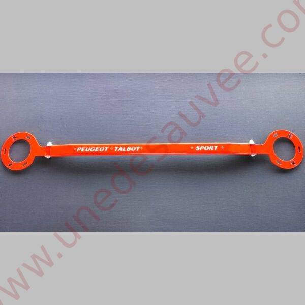BARRE ANTI RAPPROCHEMENT MOTEUR ROUGE " PEUGEOT TALBOT SPORT " POUR PEUGEOT 205 GTI CTI