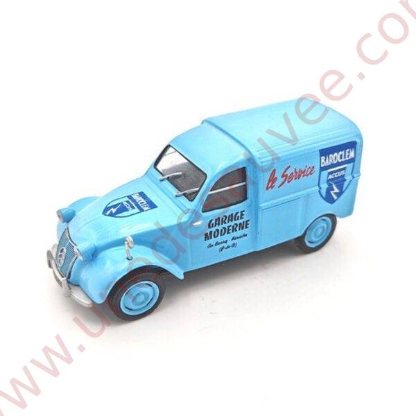 CITROEN 2CV BAROCLEM LE SERVICE 1/43 VOITURE MINIATURE ALTAYA