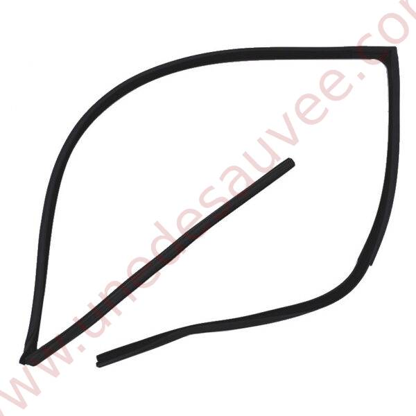 JOINT POUR COULISSE DE VITRE SUR LA PORTE AVANT GAUCHE DE PEUGEOT 205 GTI RALLYE ROLAND GARROS TD