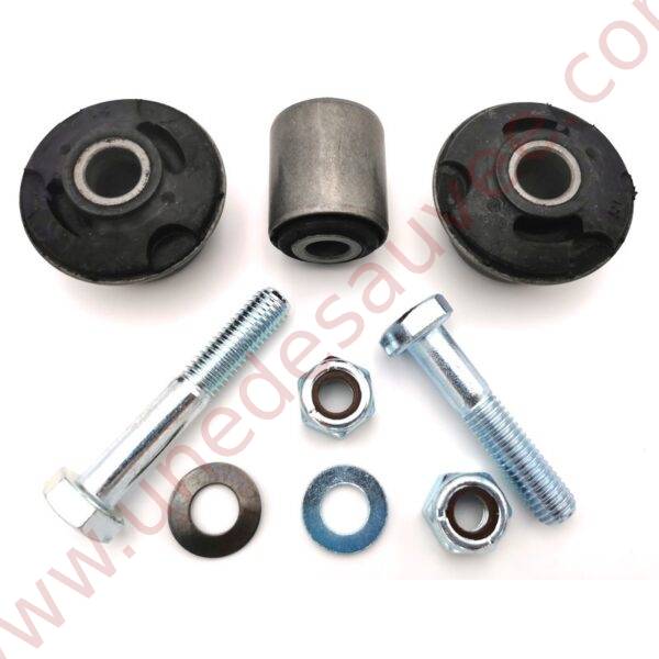 KIT COMPLET DE SILENTBLOCS POUR BRAS DE DIRECTION + VISSERIES POUR REPARATION DE PEUGEOT 205 CTI ROLAND GARROS
