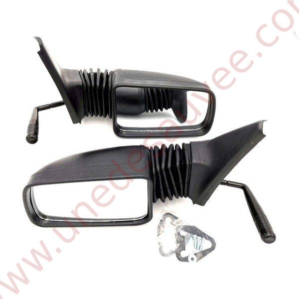KIT DE 2 RÉTROVISEURS EXTÉRIEUR AVEC RÉGLAGE POUR PEUGEOT 205 GTI CTI RALLYE