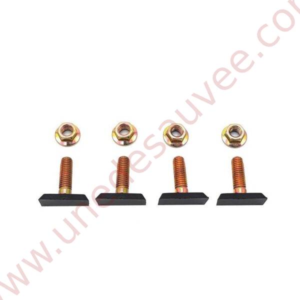 KIT DE 4 VIS COURTE AVEC ECROUS POUR FIXATION DES PARE - CHOCS AVANT DE PEUGEOT 205 GTI CTI RALLYE