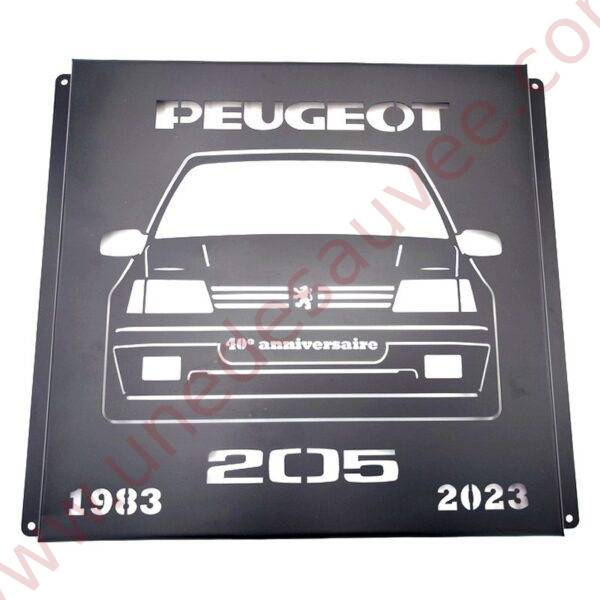 LAMPE D'AMBIANCE NOIR DECOUPEE AU LASER " ANNIVERSAIRE 40 ANS "